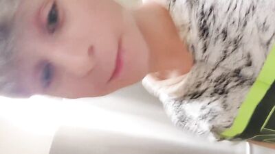 Daniel Hausser quicky at airport bathroom with stranger