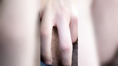 Teen jerks off and fingers ass