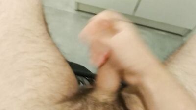 MESSY CUMMING AT WORK AGAIN