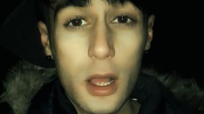 Swallowing your cum and licking condom you fucked me with POV