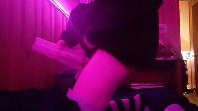 submissive femboy rails fleshlight