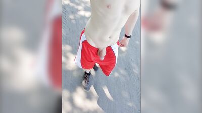 piss and go - teen naked boy with skinny body