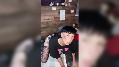 just being pretty for daddy in webcam