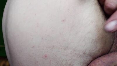 Straight boy fingers tight pink butthole, thick ass