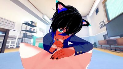 Yaoi - Two CatBoys Blowjob