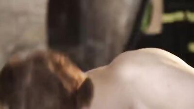 Gay Porn Group Threesome Show: Sexy Bareback Handjob Oral Action