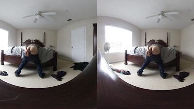 VR Twink 180 3D SBS Massive dildo in tight twink boy hole! PAINFUL!