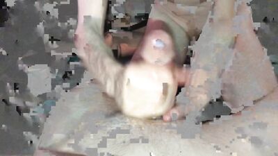 Jerking my man's big thick cock....yummy!!