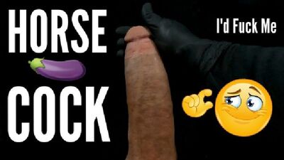 Horse Cock Male Stripper Gay Masturbation in Slow Motion POV