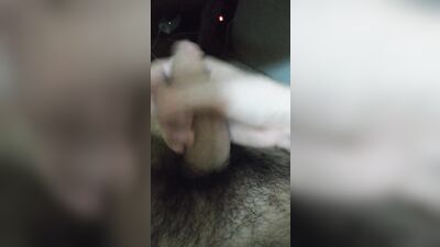 Playing with my uncut dick till i cum