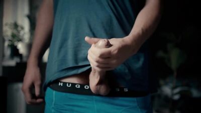 Jerking my dick in my underwear 4K