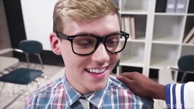 Twink Gangbang: Nerdy Studs Get Pounded by Rough Muscle Men!