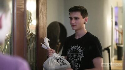 Coffee shop cute twink romance