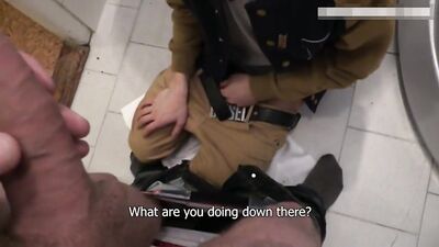 Bathroom Boy Bang - Gay Porn Cutie Gets Fucked Hard!