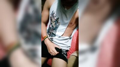 Latino Amateur Fetish Boy Showing His Cock!