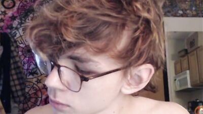 Glasses Seduction: Cute Gay Teen Solo Porn with Big Cocks Cum Shots!