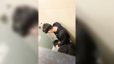 Gay Public Bathroom Oral Sex Teen Boy Porn Caught Passion!