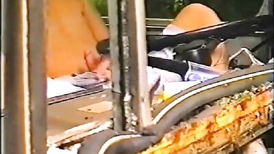 Blond Boys Handjob Solo in Magic Bus