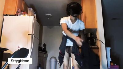 Cute innocent young man loves to do mischief at night