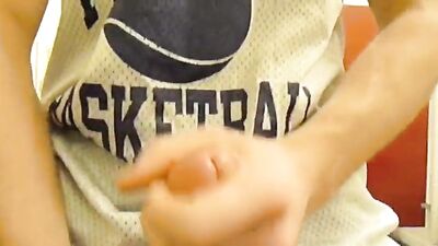 Basketball Web-Cam Amature Solo: Steamy Action in the Court!