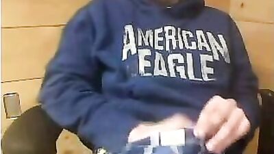 Young American Cumshot - Sexy Webcam Teen Boy Wanks Solo!