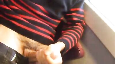 Train Cumming Amateurs Handjob - Cum on the Rails