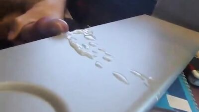 Train Cumming Amateurs Handjob - Cum on the Rails