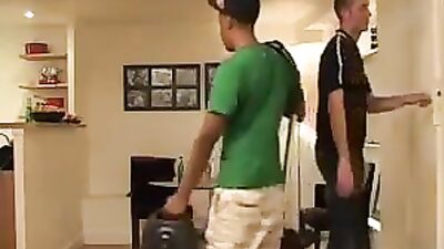 Break Time Cleanup: Action Interracial