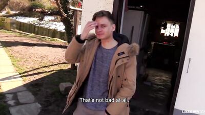 CZECH HUNTER – This Guy’s Car Needed Repair He Can’t Afford So He Sells His Anal Virginity For Money