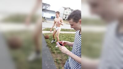 Gay Jockstrap Basketball Fun Web-Cam Video!