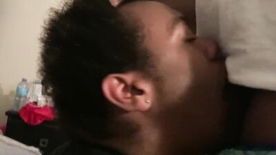 Twink Gives BBC Head Until Facial