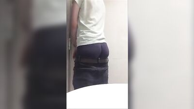 Tagged Cumshot Fetish! College Student Desk Messy