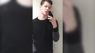 Tagged Cumshot Fetish! College Student Desk Messy