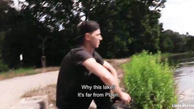 CZECH HUNTER 552 - Cute Twink Patrick Sucks A Stranger's Cock And Gets His Ass Stretched For Money