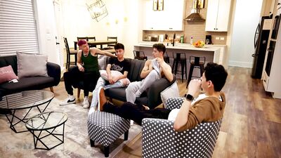 NastyTwinks - Grounded Parts 1-2 - Step dad walks in on twinks playing truth or dare