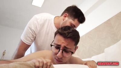 The Romanian gets his ass destroyed with a huge cock