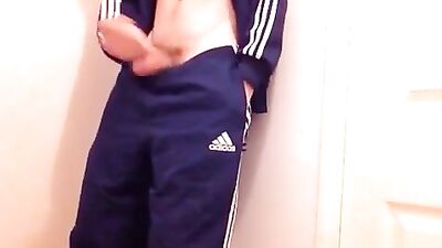 Stroke your Jacks in my adidas: Amateur Cum Shots Handjobs