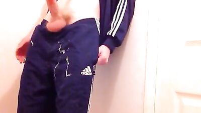 Stroke your Jacks in my adidas: Amateur Cum Shots Handjobs