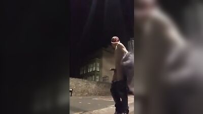 Outdoor Cumshot Adventure - Roadside Wank!