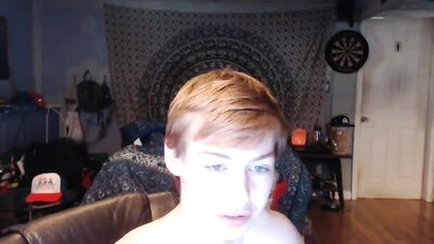 Blond Cum Shots Delight! - Webcam Teen Boy Handjob