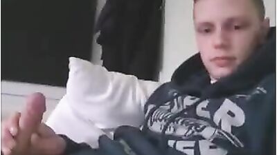 Young Hoodie Boy Webcam Cumshots (187 characters)