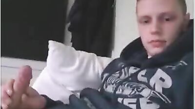Young Hoodie Boy Webcam Cumshots (187 characters)