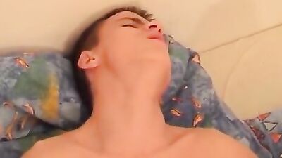 Gay Twink Cum Shots Jacking: More Solo Handjobs on My Wall!