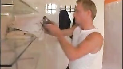 Gang Shower Fun - Whole Team Boy Porn!