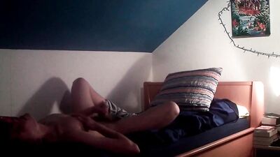 Young Handsome Bedroom Playboy Fisting And Sucking!