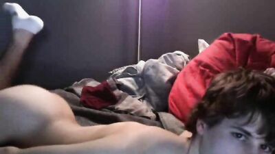 Boy gets fucked harder than ever by his dildo!