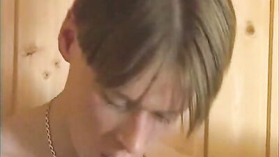 Gay Threesome Twink Party in Sauna - Action Fun