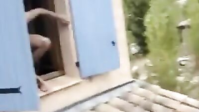 Crazy Naked Jumpers: Public Outside Straight Boys!