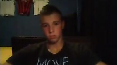 German Boy Webcam Show: Cum Shots and Handjobs with Blonde Teen