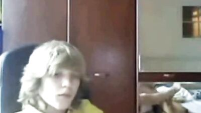 Young and Lustful Blond Boy Cumming on Cam!